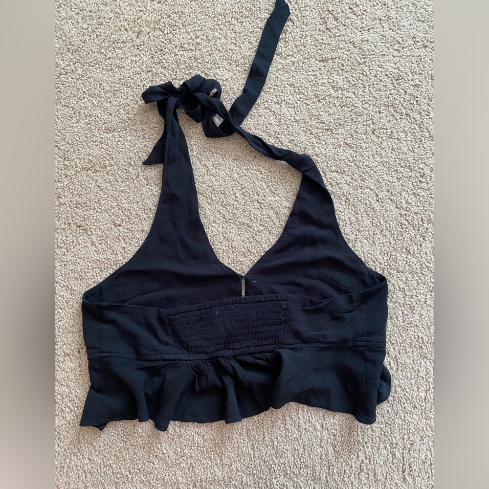 American Eagle Outfitters Tie Crop Top - Picture 3 of 4
